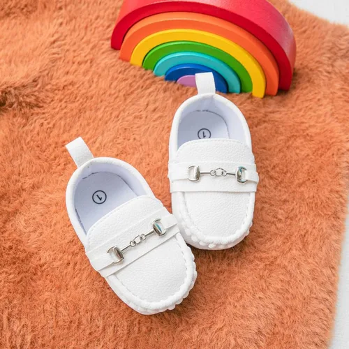 Miniatura 4 de Aploxphy Mocasines clásicos para bebés, niñas y niños, zapatos de vestir Oxford para bebés y niñas, zapatos de vestir para precaminantes, mocasines