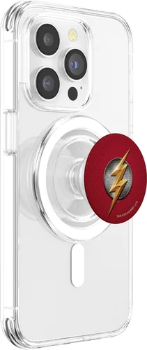 Miniatura 3 de PopSockets MagSafe PopGrip con logotipo de la Liga de la Justicia para iPhone