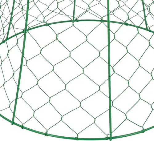 Miniatura 7 de Paquete de 10 Cloches de alambre de pollo para jardín, 12.99 pulgadas de profundidad x 15.75 pulgadas de alto, protectores y cubiertas de plantas