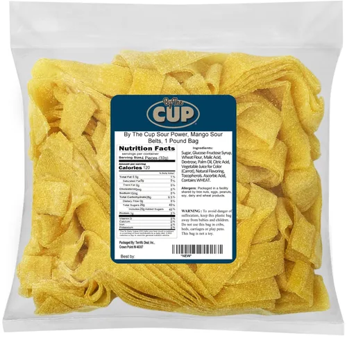 Miniatura 11 de By The Cup Berry Blue Sour Belts, bolsa a granel de 1 lb