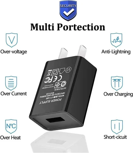 Miniatura 6 de VHBW Cable de alimentación para afeitadora de calaveras, cargador para recortadora Pitbull Gold Pro/Silver Pro/Platinum/Palm Beast, adaptador