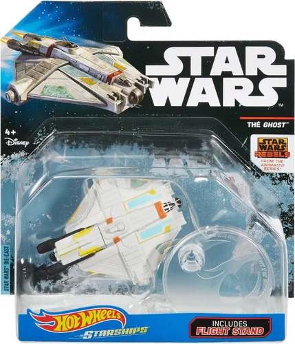 Miniatura 4 de Hot Wheels Star Wars Rogue One nave espacial, Ghost (Rebels)