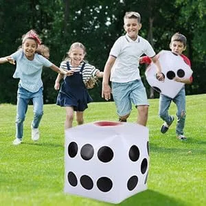 Miniatura 5 de Warmtree Dados inflables jumbo de 13 pulgadas, paquete de 2