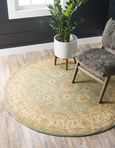 Miniatura 20 de Unique Loom Edinburgh Collection - Alfombra clásica oriental tradicional francesa con diseño floral inspirado en el campo