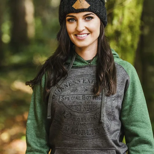 Miniatura 3 de Guinness Official Merchandise Guinness Signature - Sudadera con capucha de mezcla de algodón y poliéster, cómoda sudadera con capucha