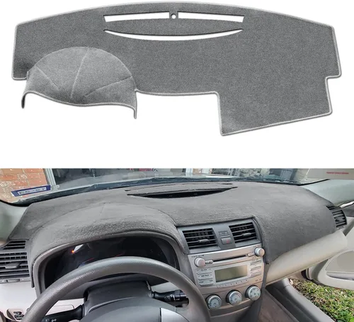 Miniatura 8 de Cubierta de tablero para accesorios Camry 2007 2008 2009 2010 2011 ajuste personalizado para tablero (beige)