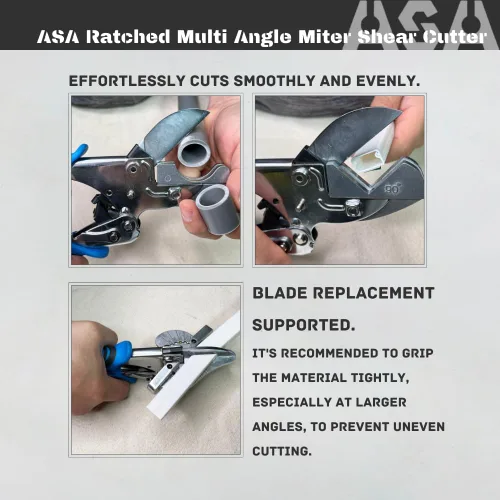 Miniatura 4 de ASA TOOL GBK-84 - Cortador de canaleta asistido por potencia de oro negro - Corte sin esfuerzo para trabajos difíciles