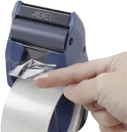 Miniatura 2 de ABEL EVO Dispensador de cinta de embalaje, azul oscuro, pistola de cinta ergonómica de 2 pulgadas de ancho para cajas de embalaje, envío de cajas