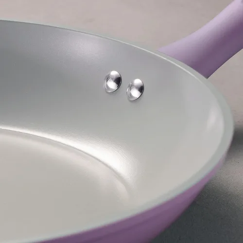Miniatura 9 de Tramontina Solara - Juego de utensilios de cocina antiadherentes de cerámica de 14 piezas con tapas, ollas y sartenes de aluminio de calibre pesado