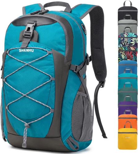 Miniatura 8 de Mochila de senderismo impermeable de 40 L, mochila deportiva al aire libre, mochila de campamento para hombres y mujeres