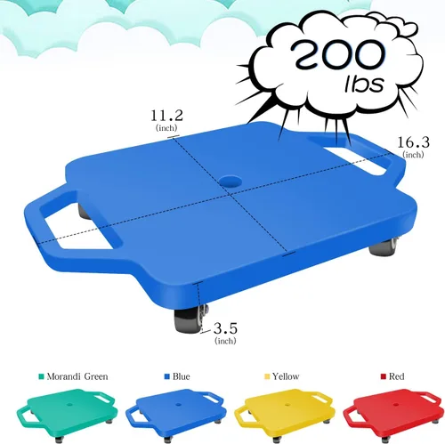 Miniatura 2 de Patinete deportivo con asas, patinete de piso, patinete sentado para actividades deportivas infantiles, edad: más de 6 años