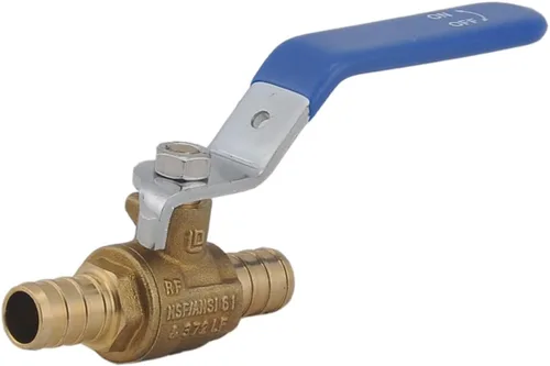 Miniatura 7 de Válvula PEX de 1/2 pulgada, válvula de bola de cierre de puerto completo de latón, mango de 1/4 de giro, válvula de agua PEX con certificación