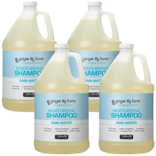Miniatura 10 de Ginger Lily Farms Club & Fitness Champú hidratante para todo tipo de cabello, 100% vegano y libre de crueldad, aroma a aloe vera, repuesto de 1