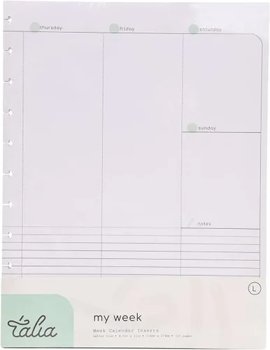 Miniatura 8 de Talia - Repuestos para cuaderno de espiral (páginas punteadas, Junior (5.5 x 8.5 pulgadas))