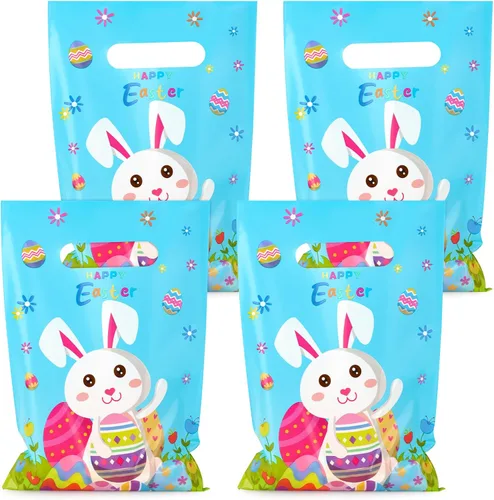 Miniatura 31 de Hxezoc 50 Piezas Bolsas de Caramelos de Neón Brillan en la Oscuridad Bolsas de Golosinas Bolsas de Plástico Coloridas para Treats Envoltura de Negro
