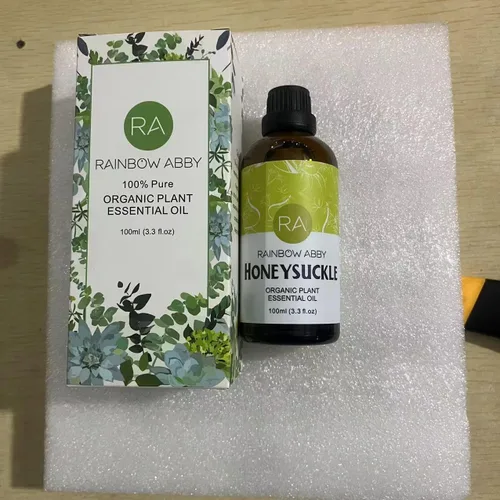 Miniatura 2 de Aceite esencial de madreselva (3.4 fl oz), aceite de madreselva de aroma orgánico 100% puro y natural para difusor, masaje, cuidado de la piel, yoga