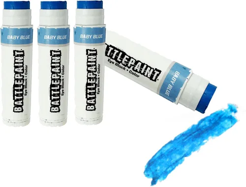 Miniatura 12 de EyeBlack BattlePaint - Grasa negra para debajo de los ojos de colores brillantes para atletas profesionales y súper fanáticos, béisbol, softbol