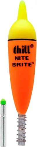 Thill Nite Brite - Flotador iluminado súper brillante de larga duración, funciona como un flotador deslizante o fijo