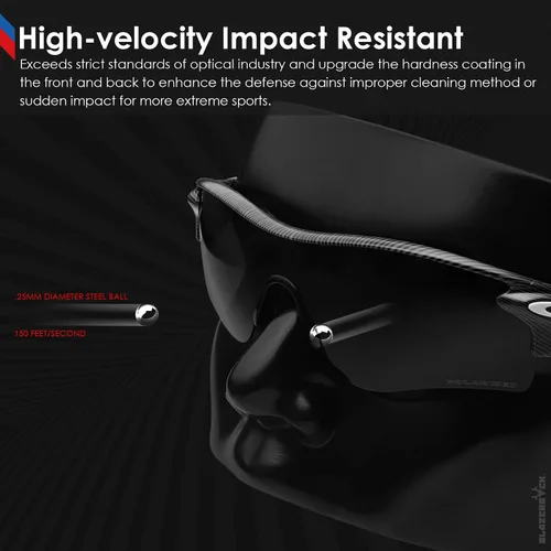 Miniatura 5 de BLAZERBUCK Lentes de repuesto polarizadas para Oakley Flak Jacket XLJ - 2 pares