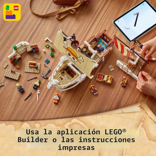 Miniatura 6 de Lego One Piece The Going Merry Pirate Ship Building Blocks – Juguete de aventura para niños y niñas, 10+ – figuras de juguete y juego para fanáticos
