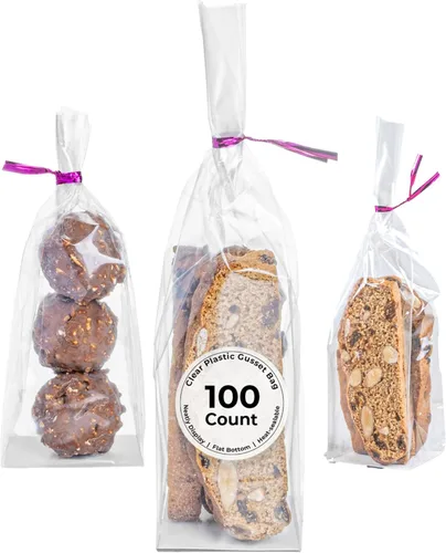 Miniatura 17 de Restaurantware Bolsas para Sándwich de Sellado Térmico de Fondo Plano Bolsas de Alimentos Sellables al Calor - Bolsa con Fuelle con Inserto de Papel