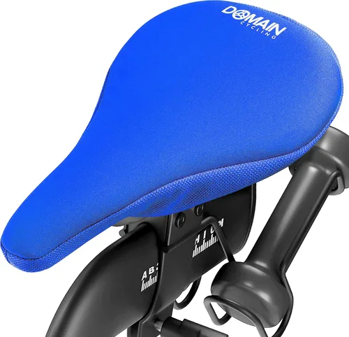 Miniatura 12 de Domain Ciclismo Premium Bike Gel asiento funda de cojín 10.5 x 7 pulgadas, la más cómoda silla de montar para bicicleta con cojín para Clase
