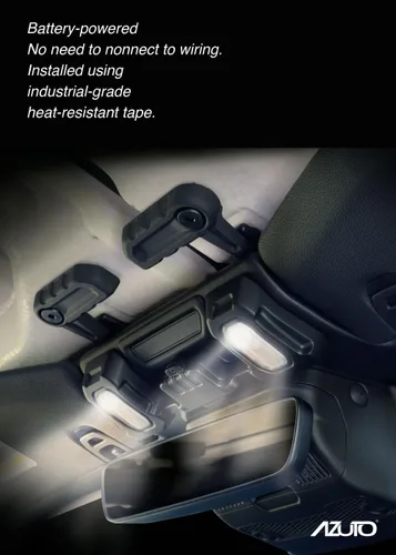 Miniatura 4 de AZUTO para Jeep Wrangler JL Luz LED de Asiento Delantero Luz de Mapa Interior Luz Delantera para Jeep Wrangler JL/Gladiator (JT) 2018-2023 MHG-043