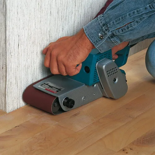 Miniatura 8 de MAKITA Lijadora de correa de 3 x 24 pulgadas, sin polvo, modelo 9924DB, azul