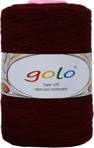 Miniatura 9 de golo Hilo de cono de lana para tejer 8.8oz 400yd 100% hilo de lana para tejer a mano 401-Blanco