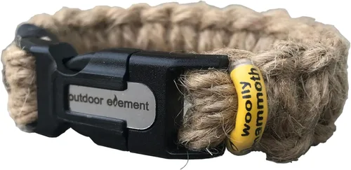 Miniatura 6 de OUTDOOR ELEMENT Pulsera de supervivencia con hebilla de arranque Ever Spark Fire, pulseras de paracaídas, artículos esenciales de campamento,