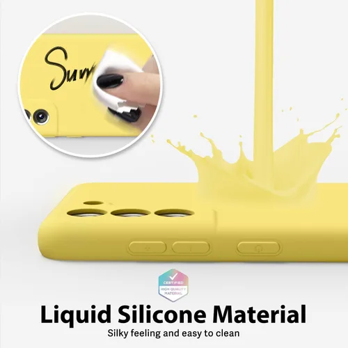 Miniatura 4 de oakxco Funda para teléfono Samsung Galaxy Note 20 Ultra de silicona líquida, bonita funda delgada y fina de goma suave TPU lisa y suave de gel