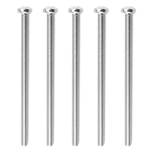 Miniatura 81 de MroMax 5 tornillos de máquina Phillips de cabeza plana M8 x 0.984 in, acero inoxidable 304 18-8, rosca completa, tornillos de cabeza cruzada gris