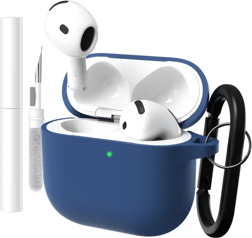 Miniatura 18 de Brujula Funda protectora de silicona para AirPods 4 con ANC, compatible con AirPods de 4ª generación 2024 (Avocado, AirPods 4 con ANC)