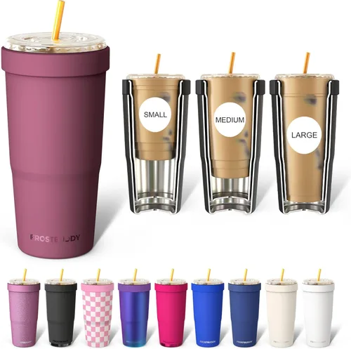Miniatura 15 de Frost Buddy Togo Buddy 30oz Stainless Steel Vacuum Insulated Tumbler To Go Coffee Cup – Iced Coffee Sleeve, Travel Mug, Thermal Cup for Hot & Cold