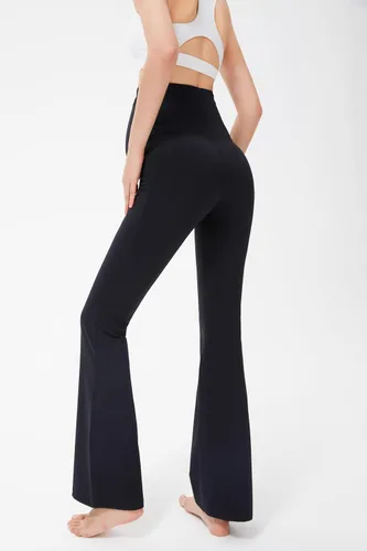 Miniatura 3 de Minmaxmum Pantalones de maternidad para mujer, leggings acampanados con bolsillos para mujer, pantalones de yoga de maternidadpantalones de trabajo