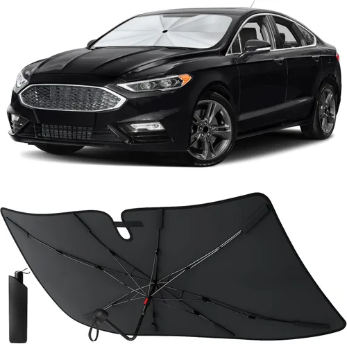 Miniatura 21 de 【2025 Actualizado】EcoNour Parasol Premium para Parabrisas de Coche Parasol Plegable para Parabrisas Delantero Visor Extendido Bloqueador de Sol