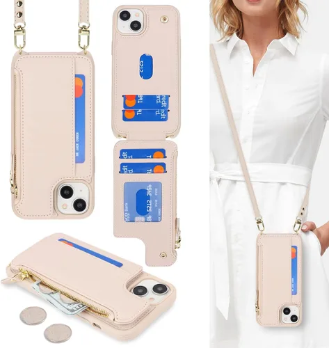 Miniatura 17 de Cavor para iPhone 13 Funda con Tarjetero iPhone 13 Funda Tipo Cartera, para iPhone 13 Funda para Hombres Mujeres, Fundas para iPhone 13 Funda