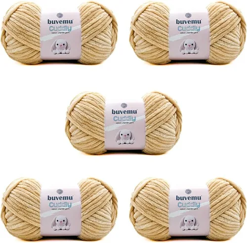 Miniatura 13 de Hilo de felpilla de terciopelo, súper suave y esponjoso, para tejer, hacer manualidades, color amigurumi, duradero para el desprendimiento, 3.53