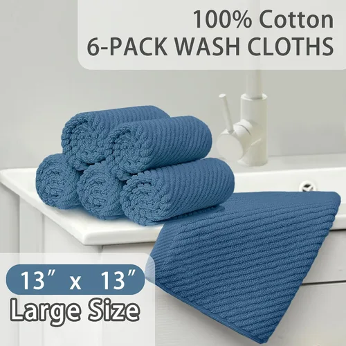 Miniatura 45 de VOOVA & MOVAS Toallas de mano blancas - 100% algodón Ligeras Gruesas Secado rápido Suaves Absorbentes, paquete de 4 piezas grandes de 18