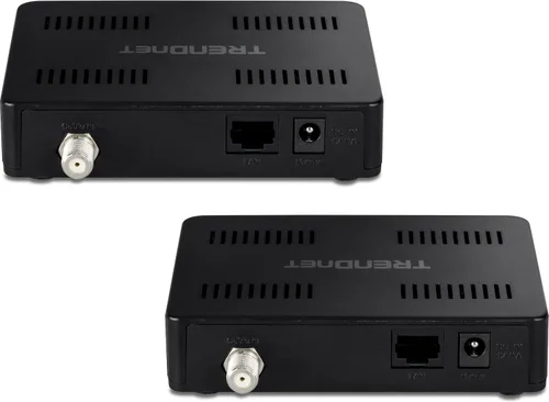 Miniatura 7 de TRENDnet Adaptador Ethernet sobre coaxial MoCa 2.5 (paquete de 2), TMO-312C2K, compatible con MoCA 2.0/1.1/1.0, puerto LAN RJ-45 Gigabit, soporta