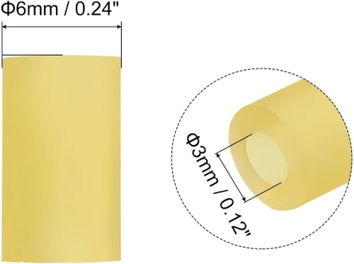 Miniatura 3 de Guyker Tubo de goma de látex natural 1/8" (3mm) ID x 1/4" (6mm) OD, banda para arpón, honda y como tubo para catapulta, manguera de goma de 10 m