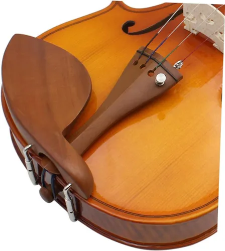 Miniatura 5 de 1 unid violín mentón suministros violín juego chinrest hombro pad violín mentón descanso violín juego accesorio violín juego piezas violín