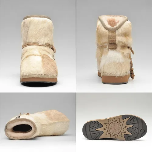 Miniatura 3 de AU&MU Womens Casual and Versatile Warm Simple Snow Boots