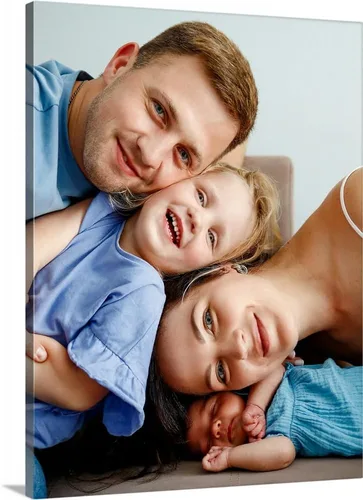 Miniatura 30 de Lona Premium gruesa para envolver – tu foto personalizable, none, 12" x 12" Sin marco