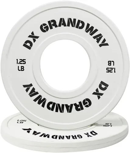 Miniatura 10 de Placas de Peso de Cambio de Fitness 1.25LB 2.5LB 5LB Pares Placas de Soporte Placas Olímpicas para Levantamiento de Pesas Placas de Peso Bumper