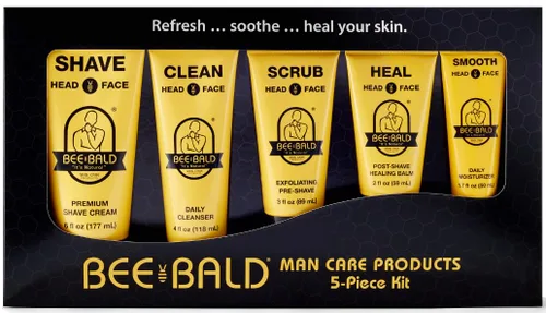 Miniatura 10 de Bee Bald Crema de Afeitar Premium SHAVE se Aplica Ligera y Suave, Increíblemente Tersa y Rápida Tanto para la Cara como para la Cabeza, 6 Fl Oz