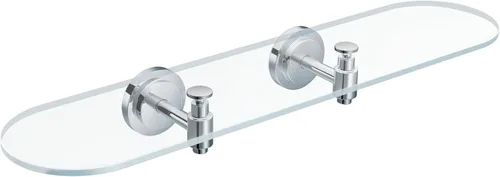 Moen DN0790CH Iso Inspirations - Estantería de cristal para tocador, cromada Cromado