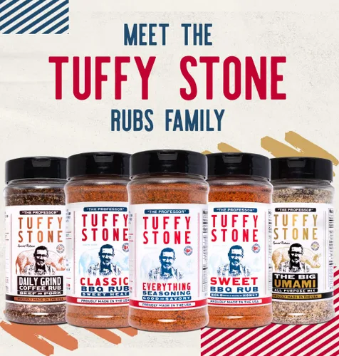 Miniatura 6 de Tuffy Stone The Big Umami Seasoning 6 veces Gran Campeón Mundial de Barbacoa Condimento multiusos sabroso Sal, pimienta, ajo con un toque