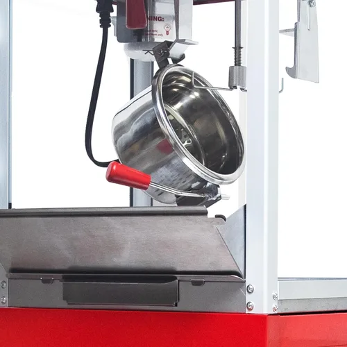 Miniatura 6 de Carro de máquina de palomitas de maíz, máquina de palomitas de maíz con ruedas, máquina de palomitas de maíz estilo cine, máquina para hacer Rojo