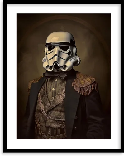 Miniatura 41 de Láminas de Arte de Retratos Victorianos de Star Wars - Impresión de Arte Fino Giclée Premium - Decoración de Pared Steampunk Estética, Póster Darth